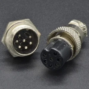6pin 16mm diameter gx series connector