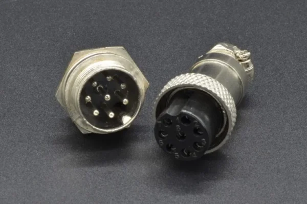 8pin 16mm gx series aviation connector