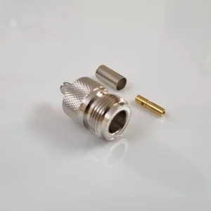 n type crimping connector for rg58 and rg316 cable