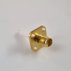 PANEL MOUNT SMA FEMALE WITH 20MM TEFLON