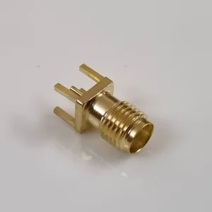 SMA MOUNTED ON PCB WITH VERTICAL ENTRY