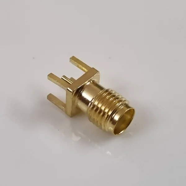 SMA MOUNTED ON PCB WITH VERTICAL ENTRY