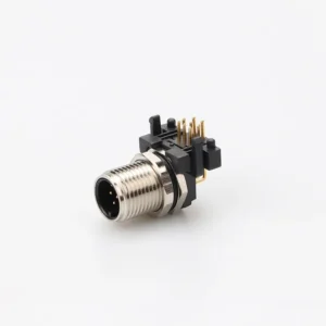 M12 5PIN MALE PCB MOUNT RA