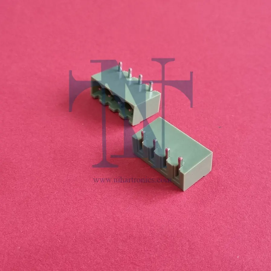 4 pin 5.08mm pluggable terminal block male right angle