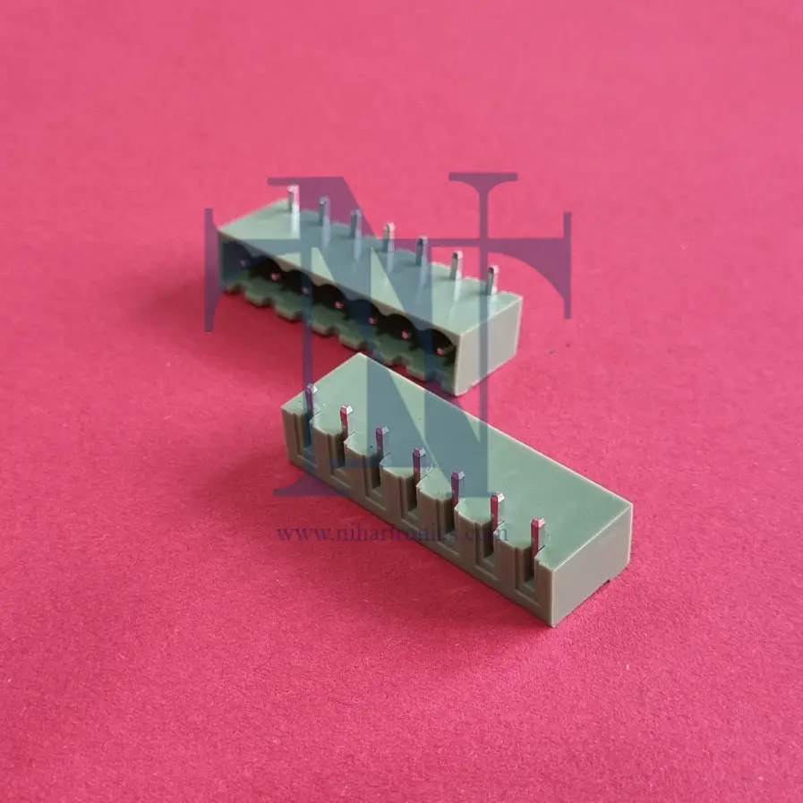 7pin 5.08mm pluggable right angle terminal block