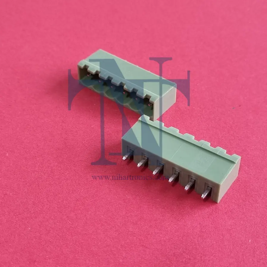 6 pin 5.08mm pluggable terminal block straight
