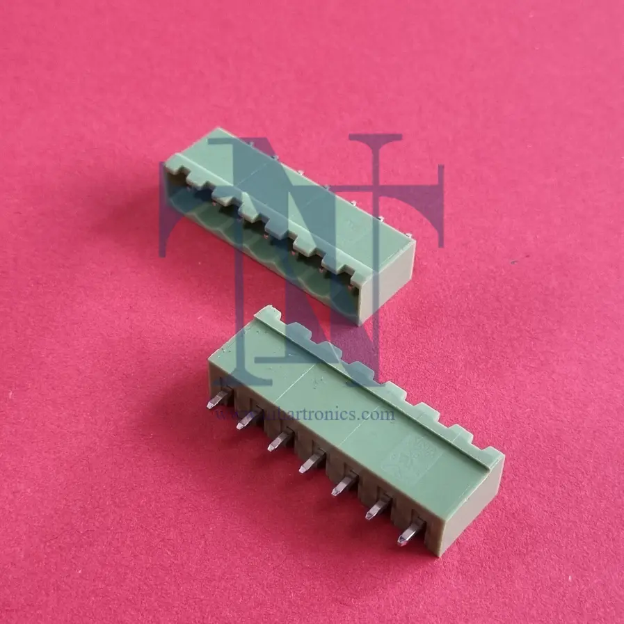 7 pin 5.08mm pluggable terminal block male straight