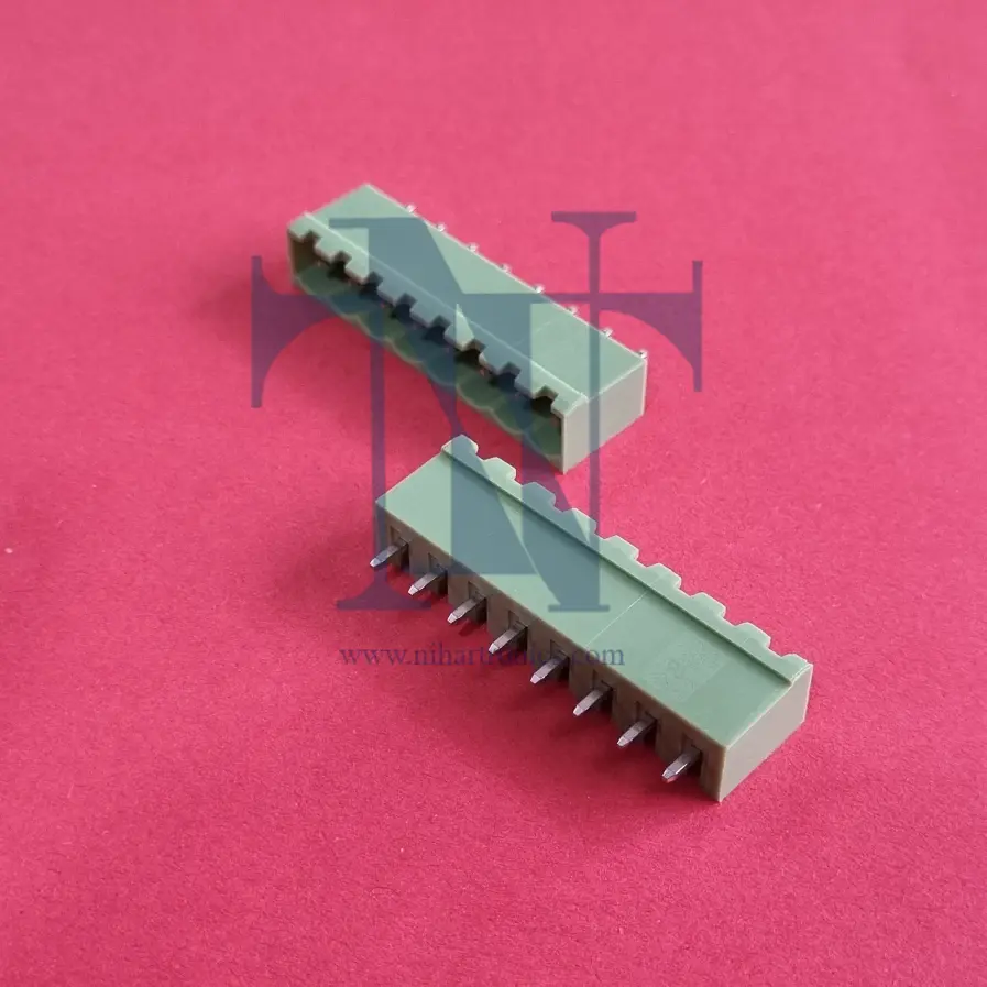8 pin 5.08mm pluggable terminal block male straight