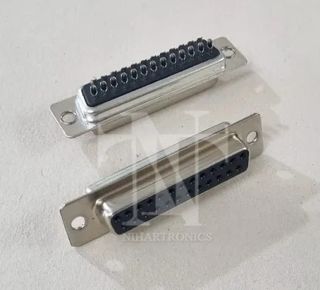 25pin d sub female solder connector