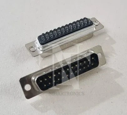 25pin d sub male solder connector